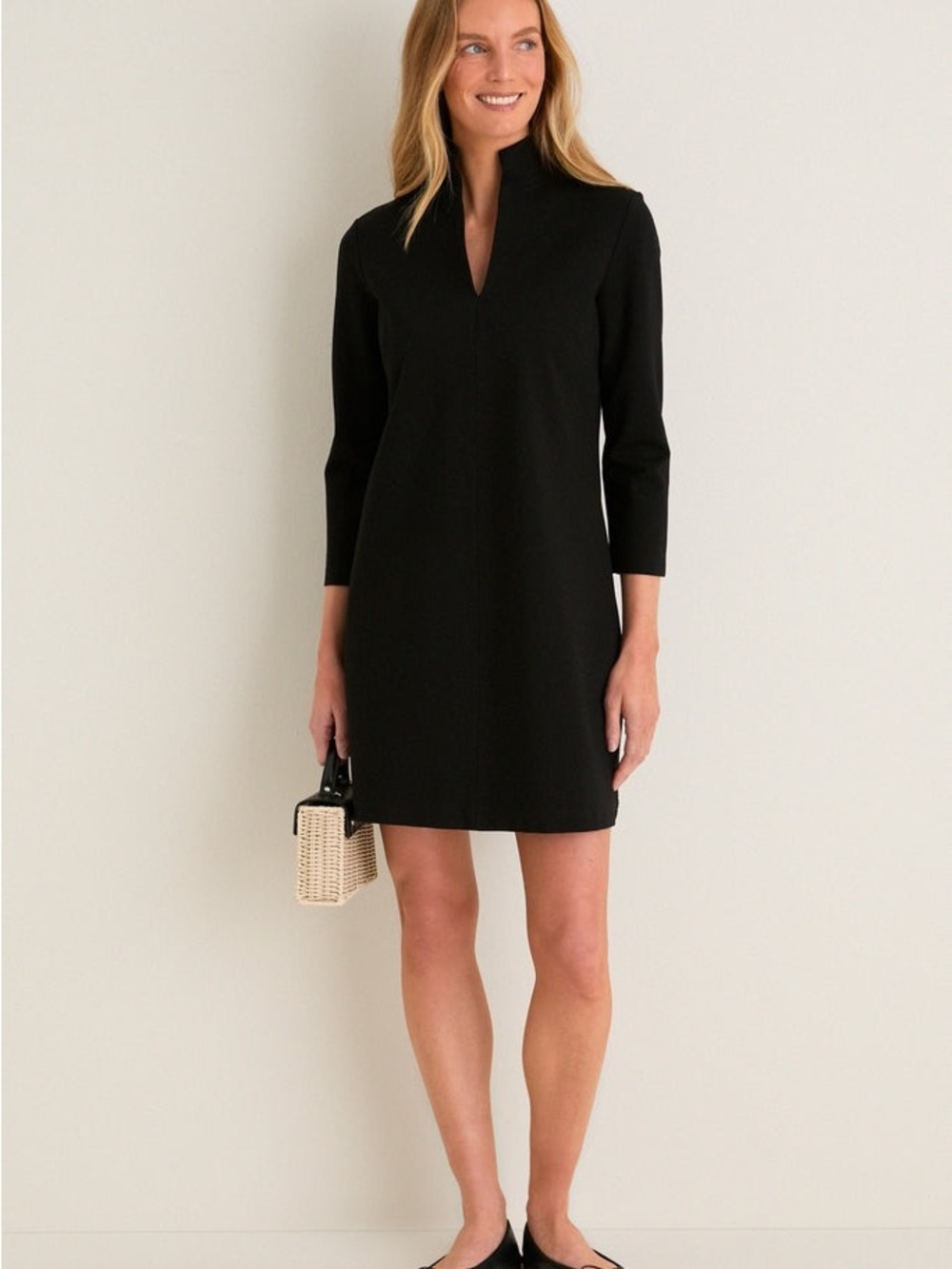 NWT Tuckernuck Black Ponte Clifton Dress size L